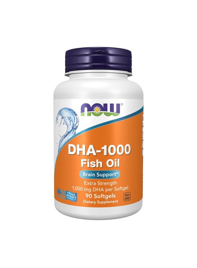 Now Foods DHA - 1000 Extra Strength 90 Softgels - Image 1